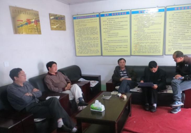 重慶市石柱縣畜牧局領(lǐng)導來我場考察